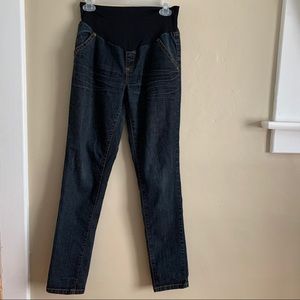 Belly by Design Maternity Flap Pocket Denim Jeans, Medium